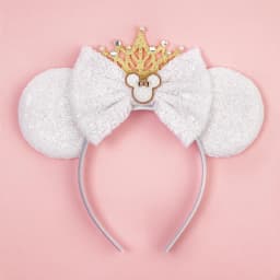 Disney Valentine's Day Mickey Headband Children Sequins Bow Hairband For Girls Children Featival Party DIY Headwear Accessories