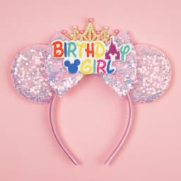 Disney Valentine's Day Mickey Headband Children Sequins Bow Hairband For Girls Children Featival Party DIY Headwear Accessories