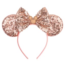 Disney Valentine's Day Mickey Headband Children Sequins Bow Hairband For Girls Children Featival Party DIY Headwear Accessories