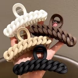 Korean Acrylic Matte Hair Claw Clamp Geometric Cross Hair Crab Clip Barrettes For Women Fashion Hair Accessories Shark Headbands