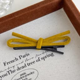 Fall/Winter New Arrivals: Korean Style Fashion Sweet Colorful Velvet 3D Bow Hair Clips, Straight Clips, Duckbill Clips