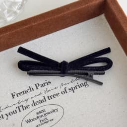 Fall/Winter New Arrivals: Korean Style Fashion Sweet Colorful Velvet 3D Bow Hair Clips, Straight Clips, Duckbill Clips