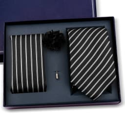 Elegant Ties For Men Classic Paisly Neck Tie Pocket Square Brooch Set With Gift Box Mens Business Wedding Suit Accessories