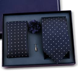 Elegant Ties For Men Classic Paisly Neck Tie Pocket Square Brooch Set With Gift Box Mens Business Wedding Suit Accessories