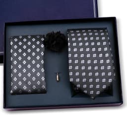 Elegant Ties For Men Classic Paisly Neck Tie Pocket Square Brooch Set With Gift Box Mens Business Wedding Suit Accessories