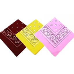 1/3/6pcs Cotton Bandana Headband Denim Men'S Cycling Sports Headwear Wrist Guard Single-Sided Headscarf Paisley Scarf