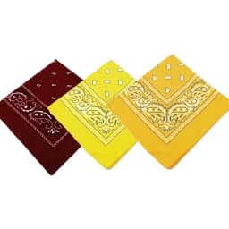 1/3/6pcs Cotton Bandana Headband Denim Men'S Cycling Sports Headwear Wrist Guard Single-Sided Headscarf Paisley Scarf