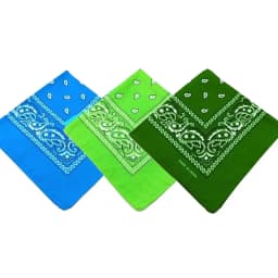 1/3/6pcs Cotton Bandana Headband Denim Men'S Cycling Sports Headwear Wrist Guard Single-Sided Headscarf Paisley Scarf