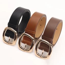 New Versatile Trapezoidal Buckle Wide Women's Belt Fashionable Commuting Casual Style Paired with Jeans Clothing Belt for Women