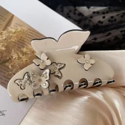 1pc New acetate butterfly gripper, large shark clip, high-end hair sensing clip, decorative hair gripper