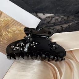 1pc New acetate butterfly gripper, large shark clip, high-end hair sensing clip, decorative hair gripper
