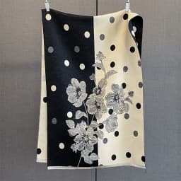 Women Autumn Winter Brand Thick Warm Scarves Cashmere Dot Floral Scarf Luxury Designer Shawl Wrap Poncho Echarpe Stoles Pashmina