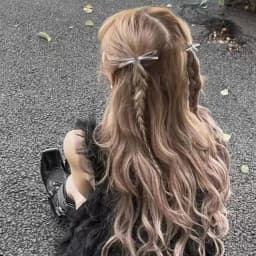 2pcs Korean Style PU Leather Bow Hair Clip Simple Versatile Delicate Y2k Girls Bobby Pin Sweet Charming Hair Accessories