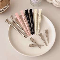 10pcs/lot Metal Duckbill Clip Curly Hairpin Barrettes Hair Styling Clips Clamps Haircut Hairclip Tools Fluffy Hair Root Barrette