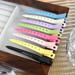 10pcs/lot Metal Duckbill Clip Curly Hairpin Barrettes Hair Styling Clips Clamps Haircut Hairclip Tools Fluffy Hair Root Barrette