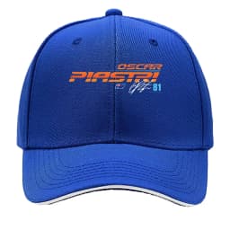 Oscar Piastri Bold Symbol Sport Art Print Sandwich Baseball Cap