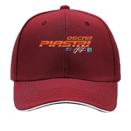 Oscar Piastri Bold Symbol Sport Art Print Sandwich Baseball Cap