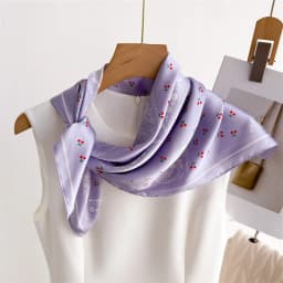 Pink Paisley Print Headscarf Women Silk Square Scarfs Foulard Bandana Female Neckerchief Fashion Decorate Hijab Lady Neck Ties