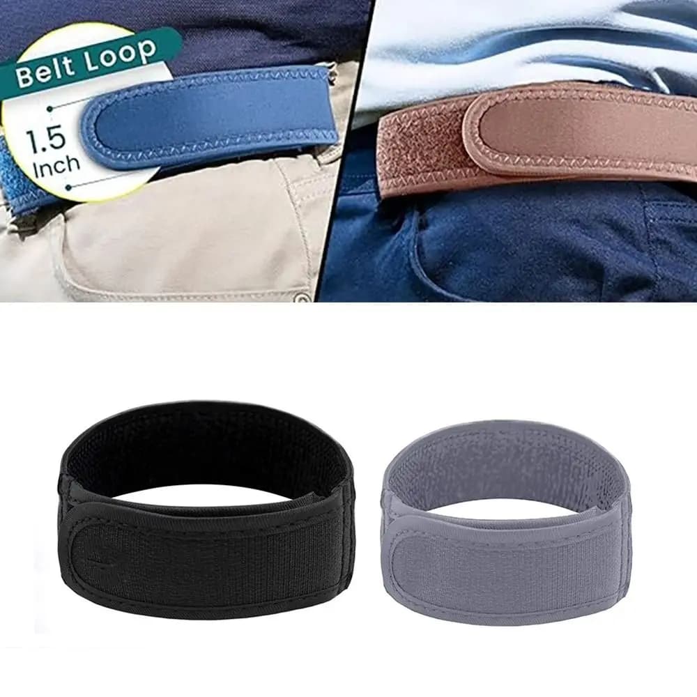Fashion Ultra-soft No Buckle Elastic Belts Unisex Comfortable Belt Loop Buckle-Free Belt Stylish Buckle Free Waist Belts Women