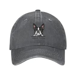 Classic Unisex Peeking Dog Jack Russell Terrier Baseball Cap Adult Pet Animal Adjustable Dad Hat for Men Women Hip Hop