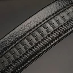 Men Business Time To Run Belt Man Automatic Buckle Leather Belt Golden Waist Buckle Males Luxury Belt Rhinestone Decoration