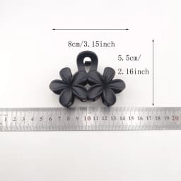Flower Hair Claw Clips Non-Slip Matte 1/2 PCS Flower Hair Clips Women Cute Hair Clips, Hawaiian Hair Flower Clip Large Plumeria
