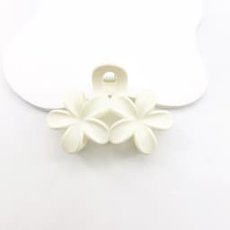 Flower Hair Claw Clips Non-Slip Matte 1/2 PCS Flower Hair Clips Women Cute Hair Clips, Hawaiian Hair Flower Clip Large Plumeria