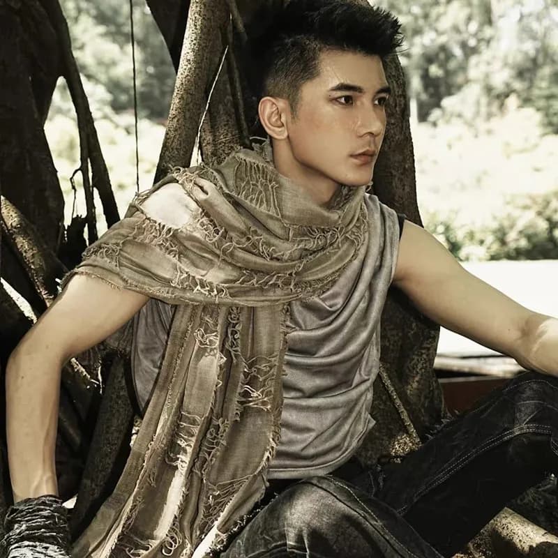 NEW Retro Apocalyptic Scarf Cape – Photo Studio Prop Fantasy Dune Costume Unisex Steampunk Outdoor Fashion