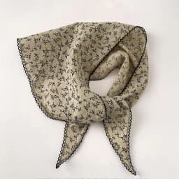1pcs New Flower Neck Scarf Shawl Summer Triangle Hair Head Wrap Headband Handkerchief Hair Ties Bandanas Hair Ribbon for Women