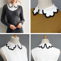 1 Piece of Decorative Fake Collar for Women, Versatile Fake Collar, Exquisite Shirt Fake Collar, Base Layer with Embroidery, Sui