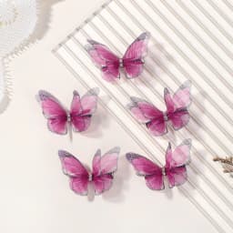 5pcs Boutique Butterfly HairclipsThat Do Not Hurt Hair Handmade Hairgripes Womens Y2k Headdress Fashion Hair Accessories