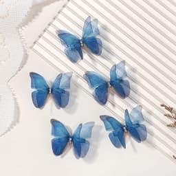 5pcs Boutique Butterfly HairclipsThat Do Not Hurt Hair Handmade Hairgripes Womens Y2k Headdress Fashion Hair Accessories