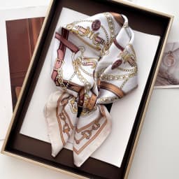 Luxury Silk Square Scarf for Women Print Kerchief Soft Satin Hairband Hands Bag Ribbons Foulard Head Hijab Neckerchief Headband