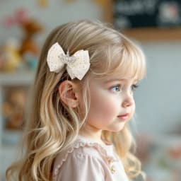 2Pcs Trendy Crown Bow Hair Clips For Girls Sweet Dot Mesh Fluffy Bownot Hairpins Children School Cute Headwear Hair Accessories
