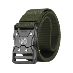 Men Belt Army Outdoor Hunting Tactical Outdoor Mountaineering Multifunctional Tactical Nylon Canvas Woven Trouser Belt