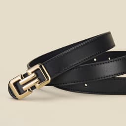1-3pcs Luxury Women's Geometric Smooth Buckle Color Belt Fashion Women Jeans Skirt PU Belt Trendy Women's Unique Design