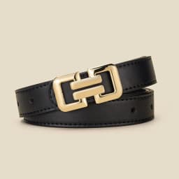 1-3pcs Luxury Women's Geometric Smooth Buckle Color Belt Fashion Women Jeans Skirt PU Belt Trendy Women's Unique Design