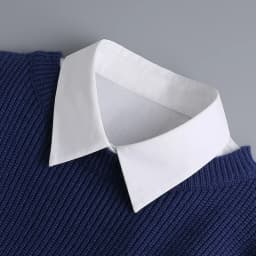 Women's Fashion Cotton Fake Collar Mens Unisex Formal Suit Half Shirt Style Fake Collar Removable Button Girls Detachable Collar