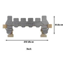 Outdoor Vest Chest Conversion Board Molle Extended Adapter Plate for CP SPC Outdoor Vest Imported Composite Material