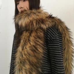 Y2K Women Faux Fox Fur Long Scarf Men Winter Warm Thickened Lengthened Scarf Neck Fur Collar Dress Cape Sexy Party Dress Shawls