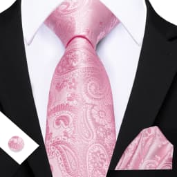 Mens Tie Yellow Golden Black Red Floral Ties Hanky Cufflinks Set Necktie Formal Wedding Dinner Party Gift