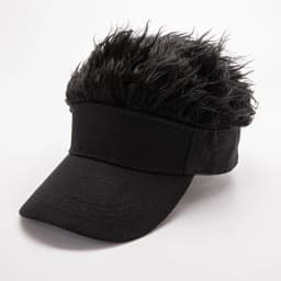 Men's and women's wig baseball cap adjustable hip-hop funny outdoor duck tongue sun hat suitable for casual sports