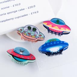Cartoon Anime Series Alien Hair Clip 9 Inches PVC Kids Accessory New November Trendy Hairband for Children