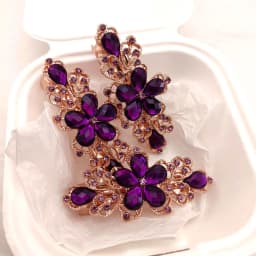 Crystal Floral Hairpin Girl Ladies Hairwear Jewelry For Women Rhinestone Alloy Hair Clip Party Barrettes