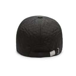 Winter Solid Color Quilted Embroidery Hat, Casual Warm Windproof Fleece-Lined Earflap Baseball Cap