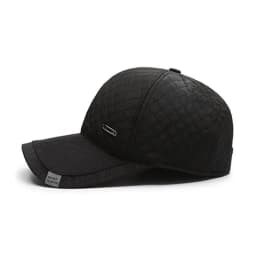 Winter Solid Color Quilted Embroidery Hat, Casual Warm Windproof Fleece-Lined Earflap Baseball Cap