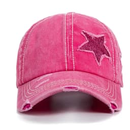 Retro hole baseball cap for women in spring and summer, featuring a small face and a pink duckbill cap with a wide brim
