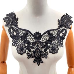 Water-soluble Lace Collar Embroidery Polyester Light Silk Fake Collar Fashion Elegant Hollow Corsage Collar Flower DIY Clothing