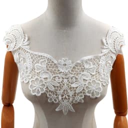 Water-soluble Lace Collar Embroidery Polyester Light Silk Fake Collar Fashion Elegant Hollow Corsage Collar Flower DIY Clothing
