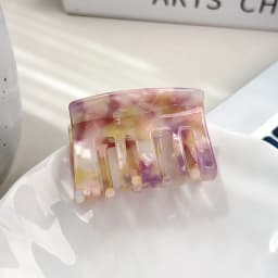 5CM Small Square Hair Claw 13 Colors Eco-friendly Acetate Claw Clips Retro Trendy Hair Clips for Women Girls Hair Accessories